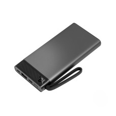 Повербанк универсальный, серый 10000 mAh 